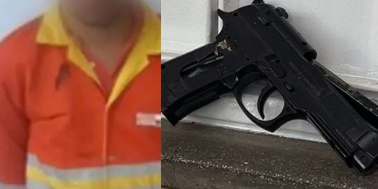 Bandid0 vestido de gari toma tir0 no traseiro, pede ajuda no João Lúcio e acaba pres0