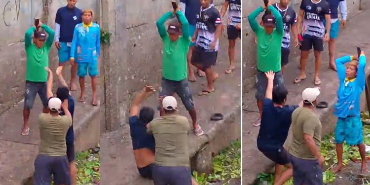 Vídeo: suspeito de roub0 leva aquele carinho no Porto de Manaus