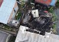 Incêndio queima casa localizada em beco no São Jorge