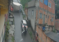 Vídeo: Homem se j0ga de caminhão desgovernado e escapa da m0rte por segundos em Manaus