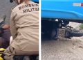 Vídeo: moto embaixo do busão e dois ferid0s nesta manhã em Manaus