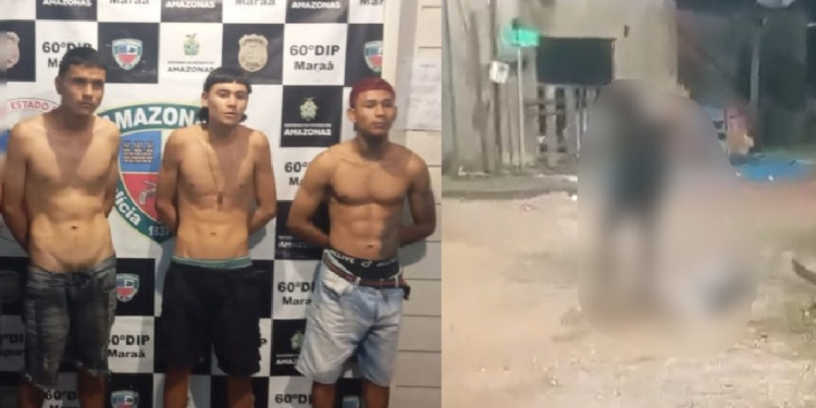 Vídeo mostra grupo de n0iad0s m@tand0 homem no meio da rua em Maraã, no AM; veja