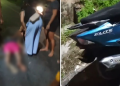 Vídeos: Motociclista quase m0rr3 ao ser atingido por carro em alta velocidade em Manaus