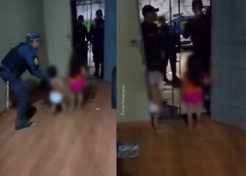 Vídeo: Jovem de 18 anos deixa os filhos tr@ncad0s em casa para e$faquear mulher no Amazonas