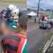 Vídeos: Homem fica f3rid0 ao ser atr0p3lad0 após escorregar na pista no bairro Hiléia