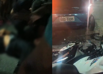 Vídeos: Ac1dentes são registrados nas Zona Norte e Leste de Manaus com motociclistas f3rid0s