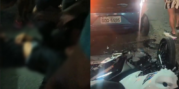 Vídeos: Ac1dentes são registrados nas Zona Norte e Leste de Manaus com motociclistas f3rid0s