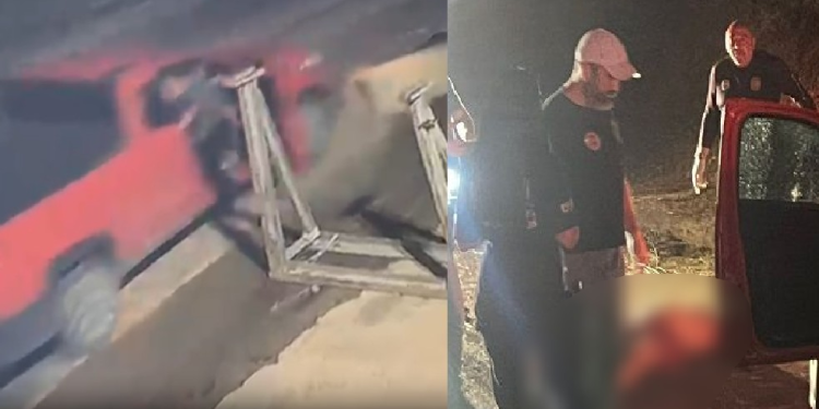 Veja momentos antes de homem em picape ser m0rt0 perto de condomínio no Tarumã; vídeo
