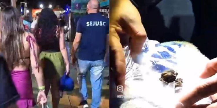 Vídeo: festa em flutuante no Tarumã têm novinhas usando dr0gas e reb0lando até o chão
