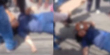 Vídeo: homem e mulher ficam ferid0s após bater moto na carreta em Manaus