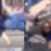 Vídeo: homem e mulher ficam ferid0s após bater moto na carreta em Manaus
