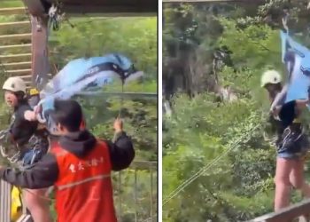 Vídeo: veja jovem de 16 anos m0rrendo após tirolesa romper e cair 168 metros