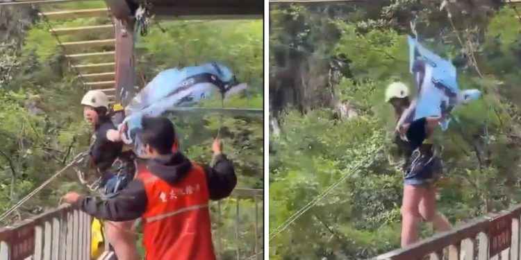 Vídeo: veja jovem de 16 anos m0rrendo após tirolesa romper e cair 168 metros