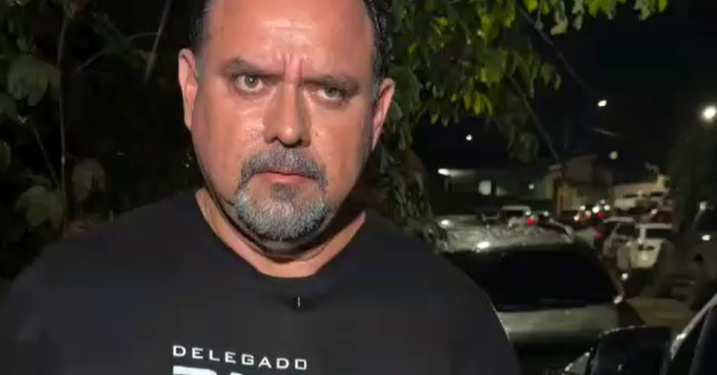 Delegado tem carro arr0mbado durante festa em Humaitá e manda recado a cr1minos0s: ‘Vou te caçar’; veja