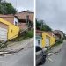 Vídeo: caminhão derruba poste em Manaus e por pouco não sai matand0 o povo