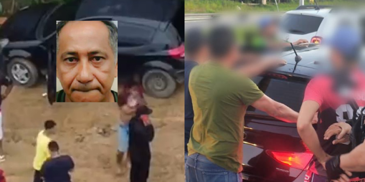 Vídeo: Dupla é pr3sa por ass@ssintat0 de ex-PM e o amigo em sítio no bairro Tarumã