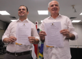 Roberto Cidade é eleito governador e Serafim Corrêa seu vice em votação unânime