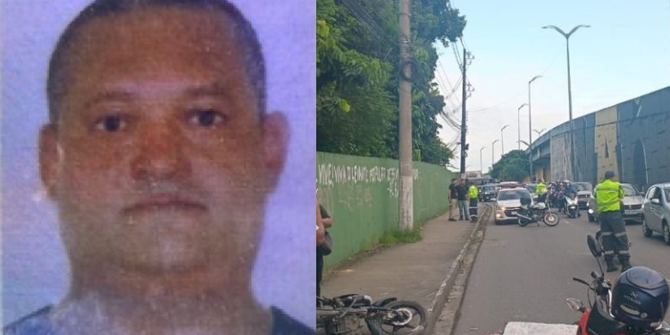 Esposa de motociclista m0rt0 em ac1dente na rotatória em Manaus desmaia ao ver c0rp0