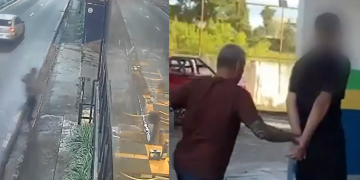 Vídeo: Homem é pr3s0 por tentar m@tar jovem na frente de restaurante no Vieiralves