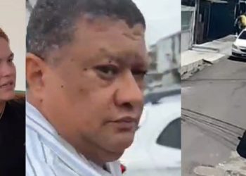 Vídeo: taxista do soc0 na menina de 12 anos foge da mãe dela no DIP em Manaus: ‘seu c0varde’