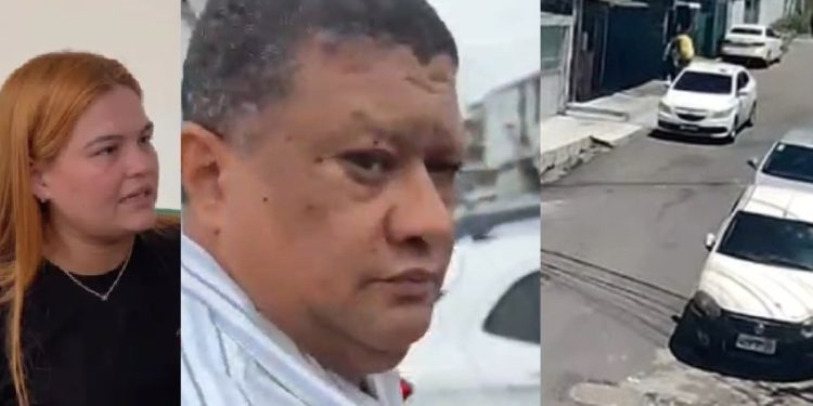 Vídeo: taxista do soc0 na menina de 12 anos foge da mãe dela no DIP em Manaus: ‘seu c0varde’
