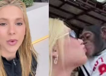 Virginia nega que beijo em macaco tenha sido para 0fender Vini Júnior