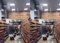 Vídeo: supermercado Vitória se transforma em cachoeira durante chuva em Manaus
