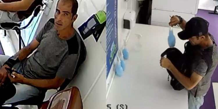 Vídeo: Homem finge ser cliente lavanderia, pega produtos e sai com a bolsa cheia no Japiim