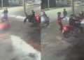 Veja: Parado em calçada, motociclista é cercado por criminosos e execut4do a tiros