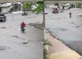 Veja momento em que motociclista morre após colisão com Amarok no Centro de Manaus