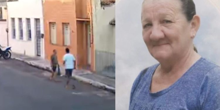 Vídeo: A caminho do trabalho da filha, idosa de 69 anos é atacada e m0rta a facadas por homem na rua