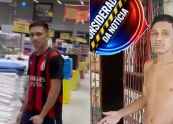 Veja: Suspeito de 4sséd1o no DB é punido com pauladas e chora em Manaus