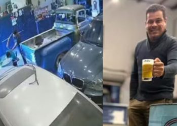 Vídeo: Patrão é ass4ssin4d0 com dezenas de facadas por novo funcionário dentro da própria oficina