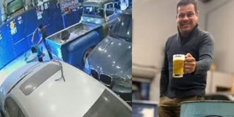 Vídeo: Patrão é ass4ssin4d0 com dezenas de facadas por novo funcionário dentro da própria oficina
