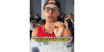 Vídeo: Influenciador cobra homem acusado de passar 15 dias sem pagar refeições de seu restaurante