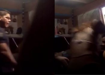 Veja: policial acerta tapa em mulher e soco no rosto de homem algemado no AM
