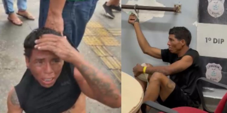 Na Cachoeirinha, venezuelano é preso por roubo e diz que não consegue emprego