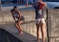 Ao som de funk, jovens se arriscam e desfilam sobre estrutura de viaduto em Manaus; veja