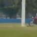 Vídeo: Sem capacete e sem CNH, motociclista tenta escapar do centro de treinamento Detran em Manaus