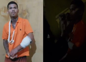 Vídeo: Homem fer1d0 diz que participou e at1r0u em comerciante m0rt0 em Manaus