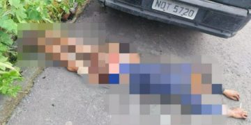 Suspeito de furt0 de cabos pega choque e cai do poste em Manaus