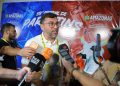 Em Parintins, Wilson Lima relembra ações de sua gestão que transformaram o festival e a infraestrutura da cidade