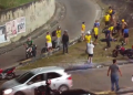 Vídeo: Motociclista perde controle em curva na avenida dos Franceses e fica ferid0