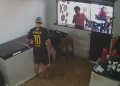 Vídeo: Câmeras flagram furt0-relâmpago em barraca de café da manhã na Zona Norte