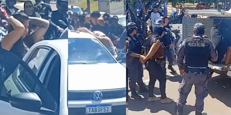 Vídeo: moradores de Manacapuru filmam prisão de blindadas e suspeit0 de furt0