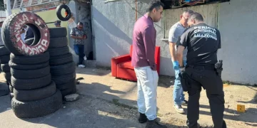 Veja a cena: Borracheiro é ex3cutad0 com t1r0s na cabeça em oficina no Adrianópolis