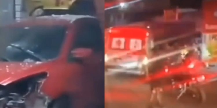 Novo vídeo: motora de carro que colidiu com viatura da Rocam estaria bêbado; carona m0rreu
