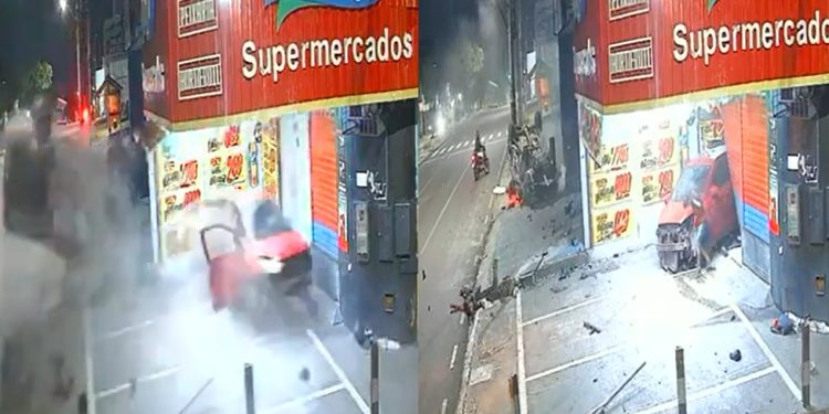 Vídeo urgente: m0rre segunda vítima de ch0que entre carro e viatura da Rocam em Manaus