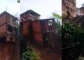 Vídeo urgente:  moradores da ZL gravam casa desabando agora há pouco em Manaus
