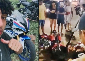 Internado após atr0p3lament0, jovem m0rr3 ao ter a moto atingida por carro em Manacapuru